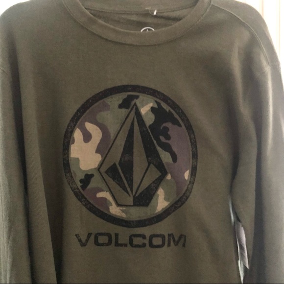 NWT Volcom Nunez Graphic Thermal Unisex LS Shirt - Picture 3 of 9